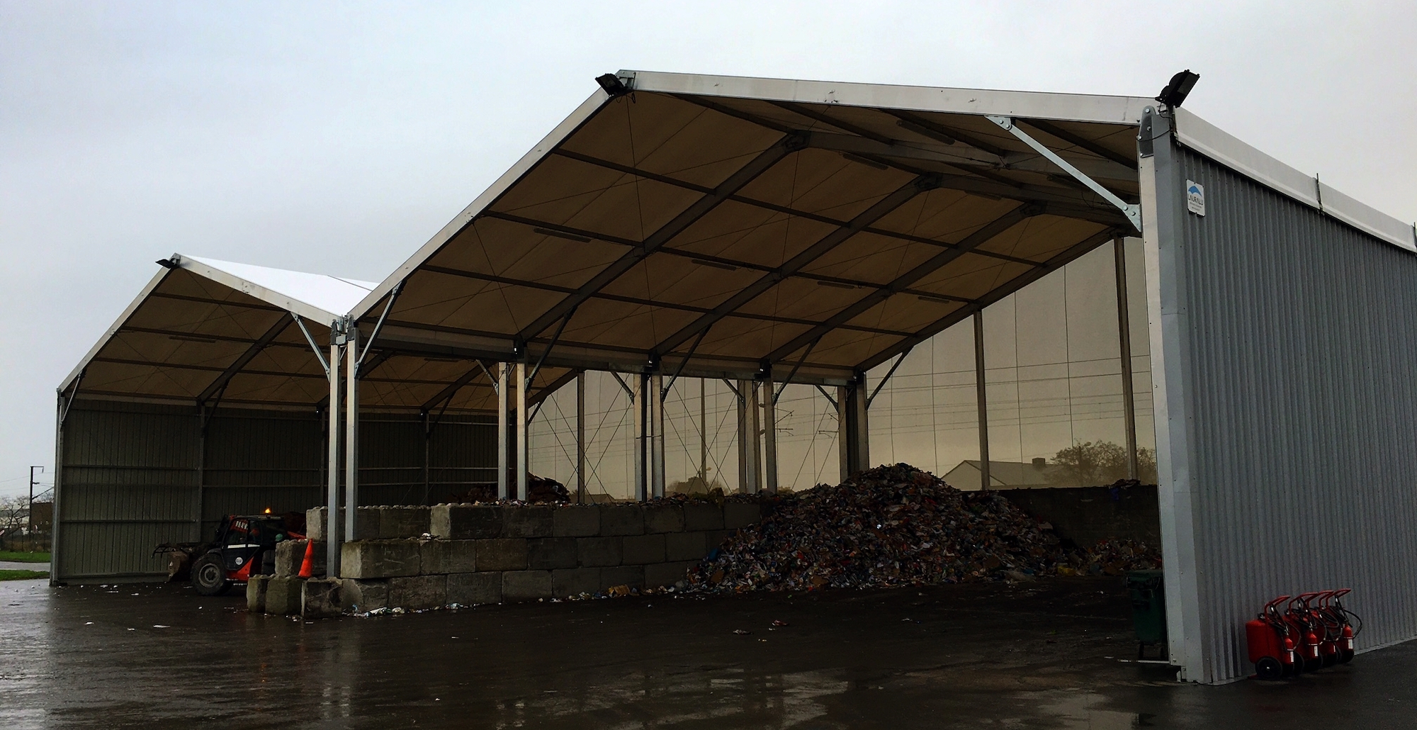 Lauralu temporary building solutions for waste & recycling