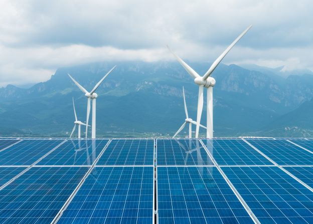 sustainable energy representing Net-Zero Goals with Temporary Industrial Buildings